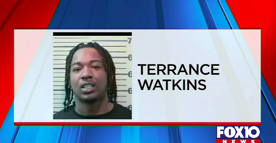 <i>WALA</i><br/>Terrance Santez Watkins was booked into Mobile County Metro Jail Friday morning.