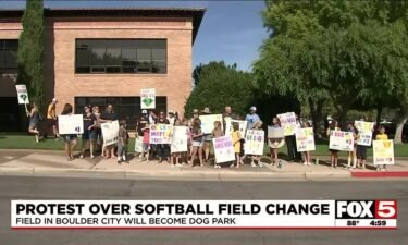 The Boulder City council is looking to turn the Veterans' Memorial baseball park into a dog park.