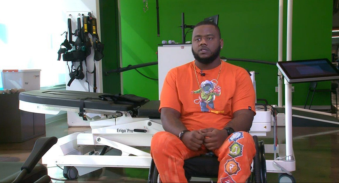 <i>KMOV</i><br/>A St. Louis man paralyzed from the waist down after being shot during a 2019 dispute in St. Charles isn't giving up on his dream.