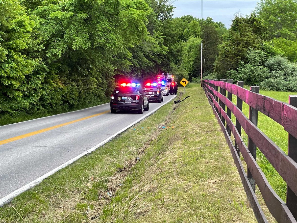 Columbia police investigating a crash on Rock Quarry Road
on May 23, 2022.