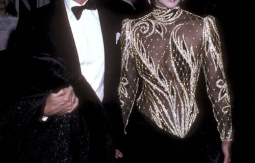 Bob Mackie and Cher attend the Metropolitan Museum's Costume Institute Gala Exhibition of "Costumes of Royal India" in New York City in December 1985.