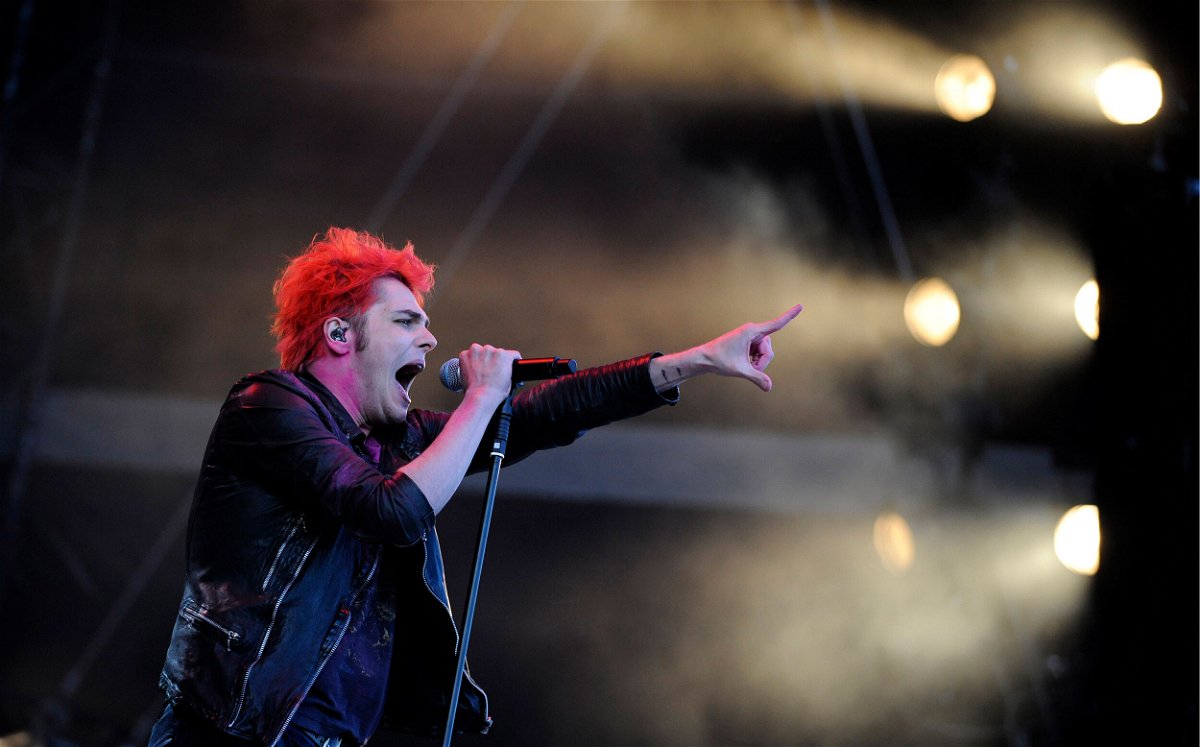 <i>Nigel Treblin/dapd/AP</i><br/>Gerard Wy of My Chemical Romance is pictured here performing in 2011. The group has reunited for new music and an upcoming tour.