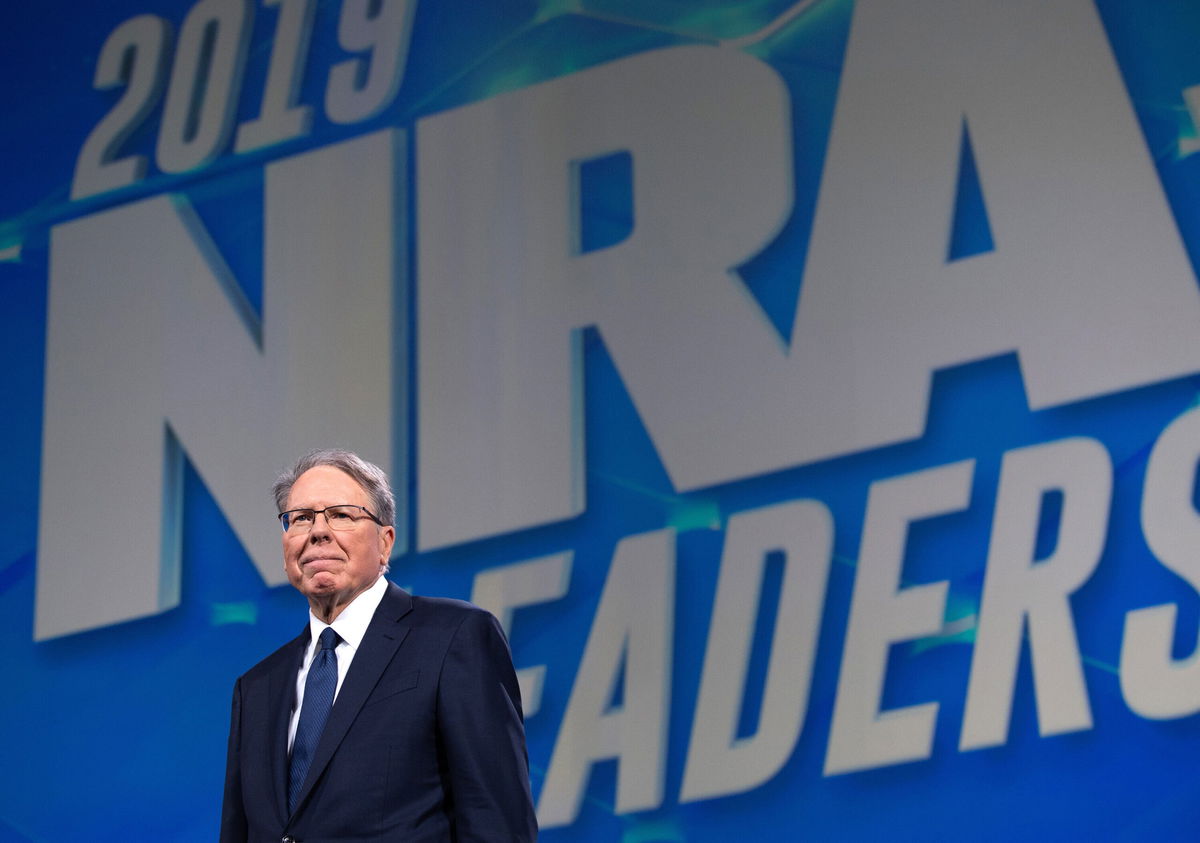 <i>SAUL LOEB/AFP/Getty Images</i><br/>The National Rifle Association is set to hold its 2022 annual meeting in Houston on May 27