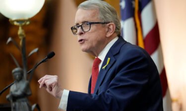 Ohio Gov. Mike DeWine delivers his State of the State address at the Ohio Statehouse in Columbus