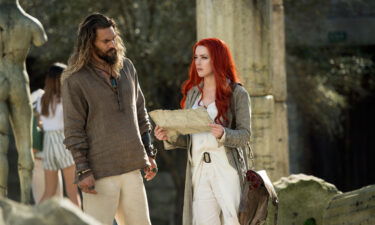 Jason Momoa and Amber Heard in 2018's "Aquaman."