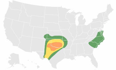 Powerful tornadoes and very large hail could threaten Oklahoma and Texas on May 4 and it all hinges on how hot it gets early in the day.
