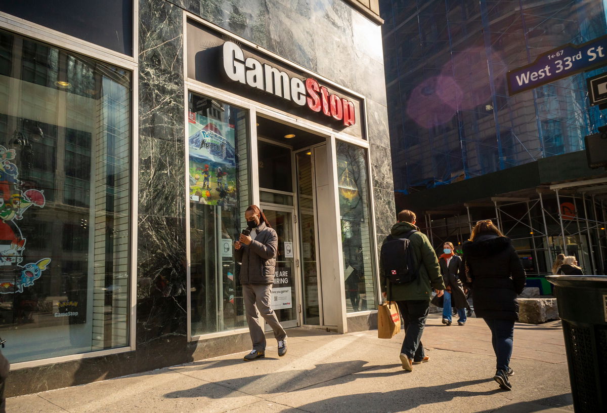 <i>Richard B. Levine/ZUMA Press</i><br/>Shares of meme stock darling GameStop soared 10% on May 12