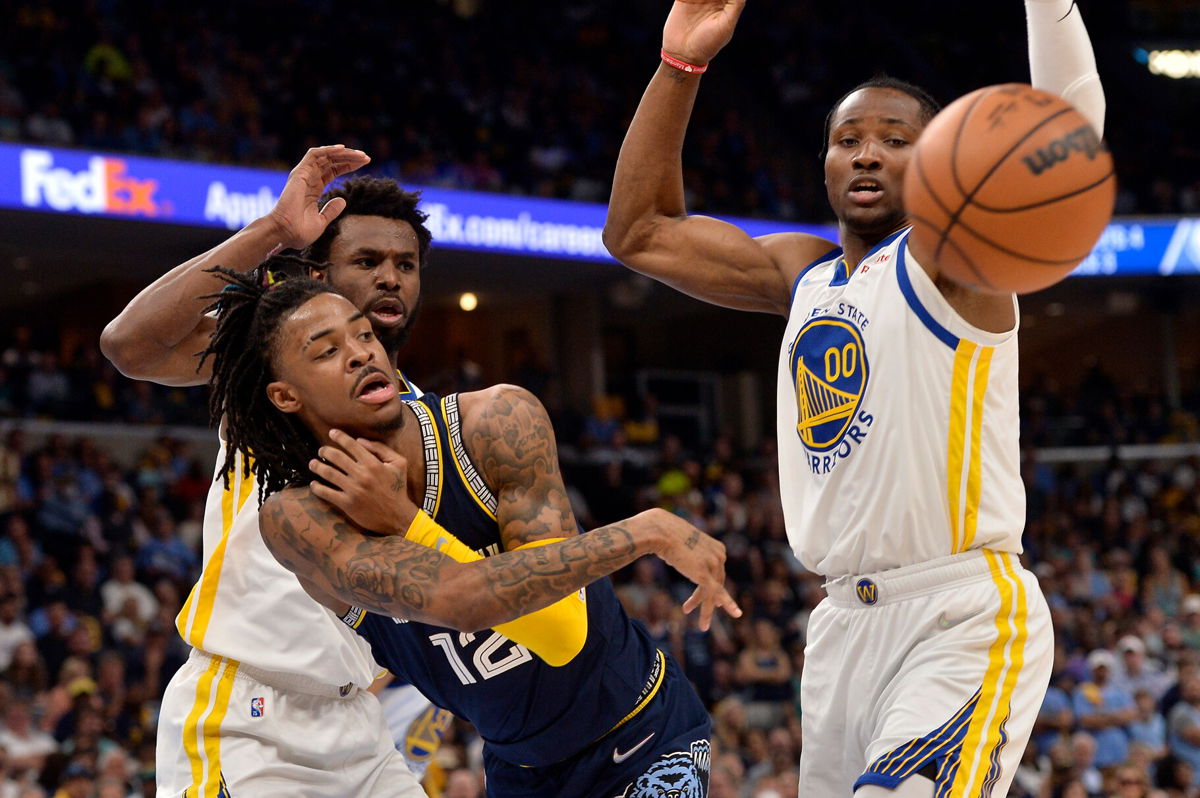 <i>Brandon Dill/AP</i><br/>Ja Morant carried the Grizzlies to a key Game 2 win against the Warriors.