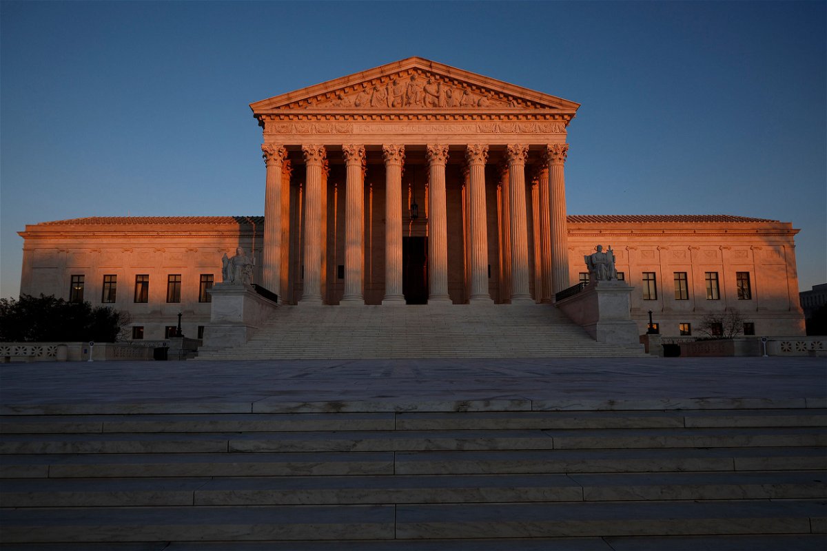 <i>Chip Somodevilla/Getty Images</i><br/>The Supreme Court building is seen on January 26 in Washington.  The Supreme Court has ruled against a Georgia man who has spent decades in the US and faces deportation.