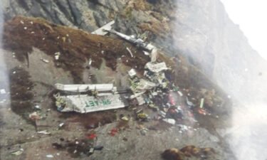 Wreckage of the Tara Air flight that went missing on Sunday