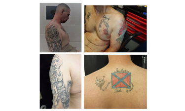 US Marshals Service released images of Casey White's distinctive tattoos on May 5.