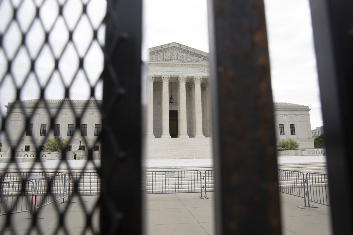 <i>Tom Brenner/Getty Images</i><br/>Law enforcement officials warn of potential violence in DC and nationwide in the wake of the Supreme Court draft opinion.