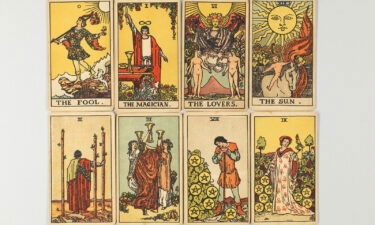 The woman behind the world's most famous tarot deck was nearly lost in history. Eight cards from a vintage set of the Rider-Waite-Smith deck