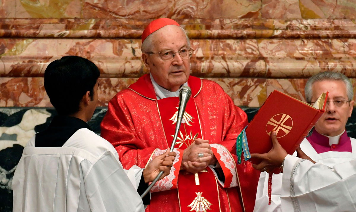 <i>Andreas Solaro/AFP/Getty Images</i><br/>Cardinal Angelo Sodano
