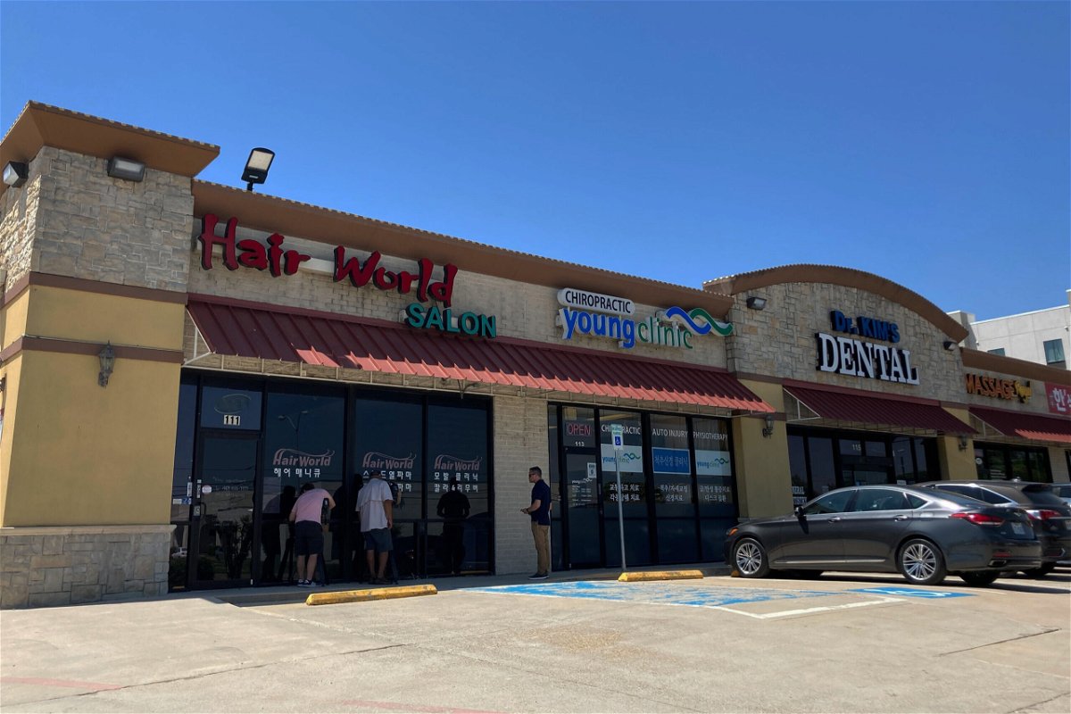 <i>Jamie Stengle/AP</i><br/>An arrest has been made in connection with a shooting last week at Hair World Salon in Dallas