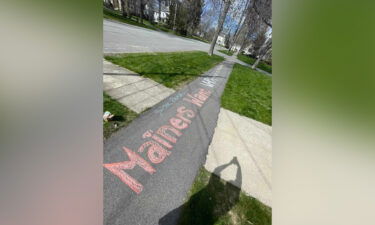 Republican Sen. Susan Collins called the police after an abortion rights message was written on a sidewalk outside her Maine home.