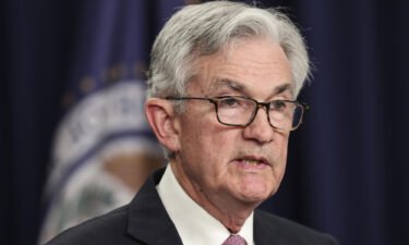 Federal Reserve Chairman Jerome Powell pictured on May 4