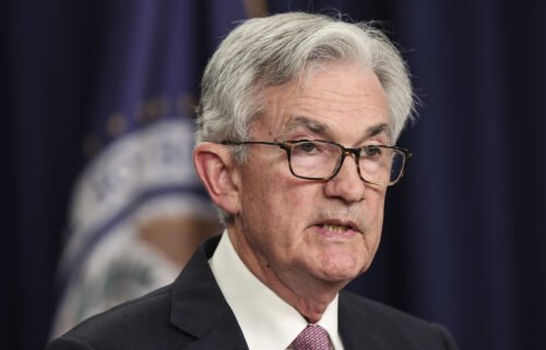 Federal Reserve Chairman Jerome Powell pictured on May 4
