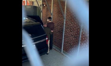 Nathan Carman is seen when he arrives at the courthouse.