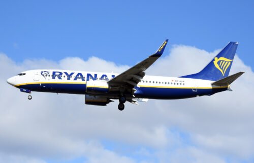 A Boeing 737 Ryanair plane is seen in October 2021. The CEO of Ryanair let loose a scathing