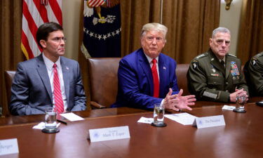 Chairman of the Joint Chiefs of Staff Gen. Mark Milley told former Defense Secretary Mark Esper he was "this close" to resigning on the spot after a contentious Oval Office meeting with then-President Donald Trump in the summer of 2020.