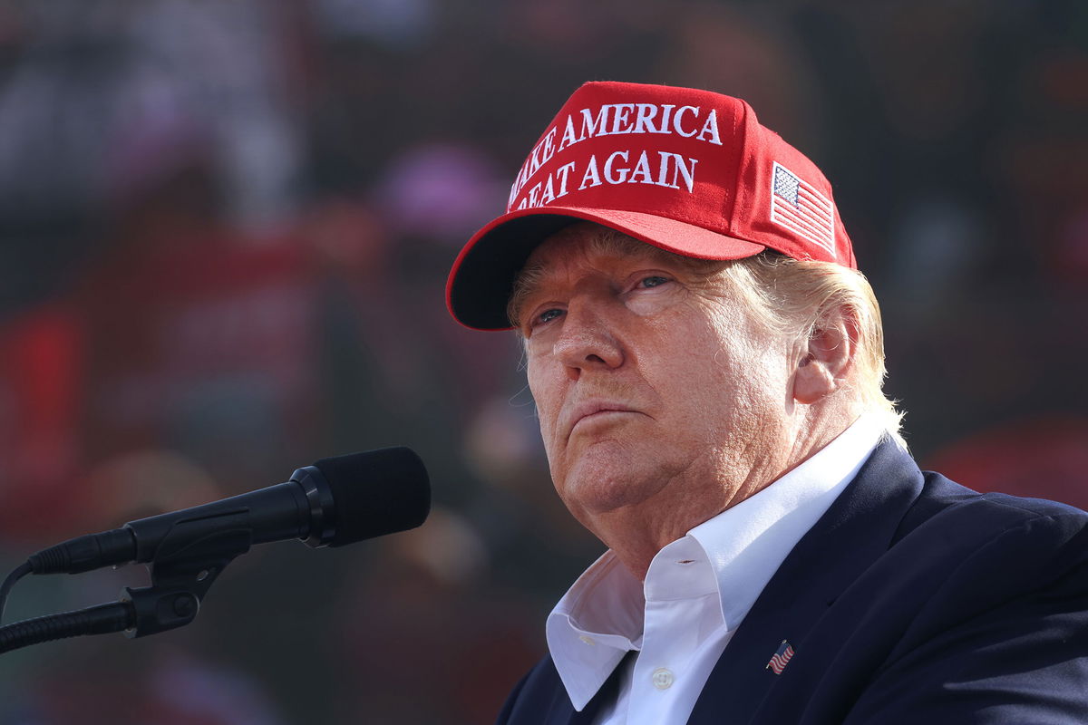 <i>Scott Olson/Getty Images</i><br/>A New York judge lifts a civil contempt finding against former US President Donald Trump and orders him to pay $110