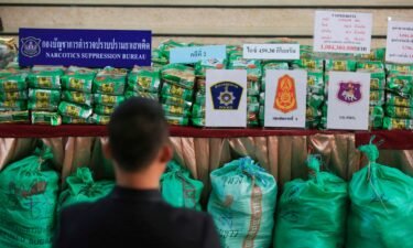 More than one billion methamphetamine pills were seized in East and Southeast Asia