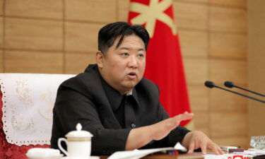 The US intelligence is assessing whether North Korea tested a missile with properties not seen before. North Korean leader Kim Jong Un here speaks at a meeting of the Worker's Party on May 21.