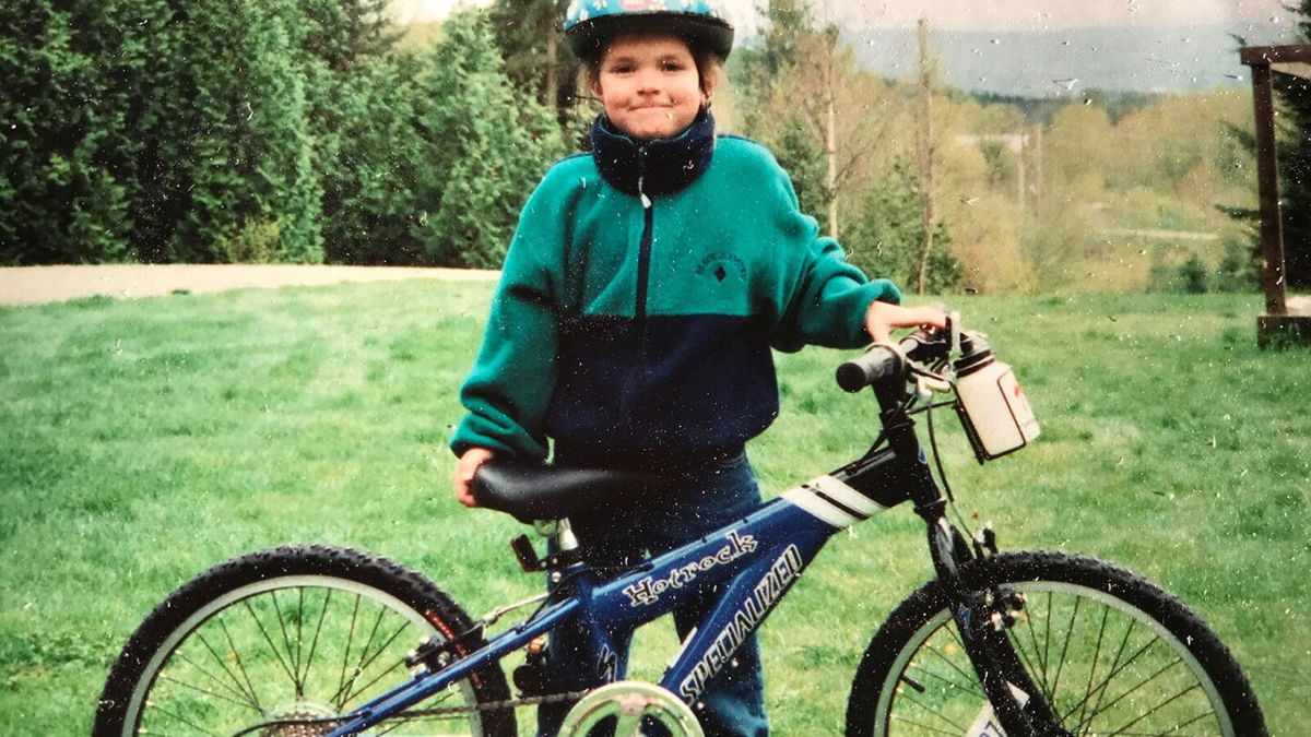 <i>Courtesy Wilson Family</i><br/>Mo Wilson spent her Vermont childhood skiing in the winter and biking in the summer.