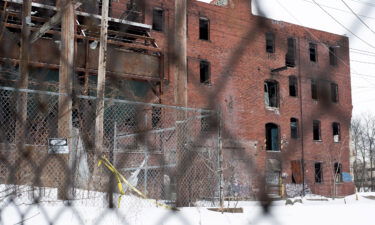 View of the Quinn T site at East 16th and French Street in Erie