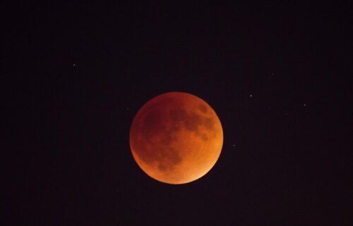 May's moon will glow a scarlet color during this year's first total lunar eclipse on May 15