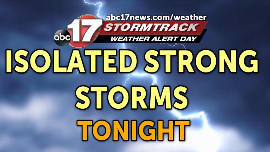 Weather Alert Day: Isolated severe thunderstorms possible tonight ...