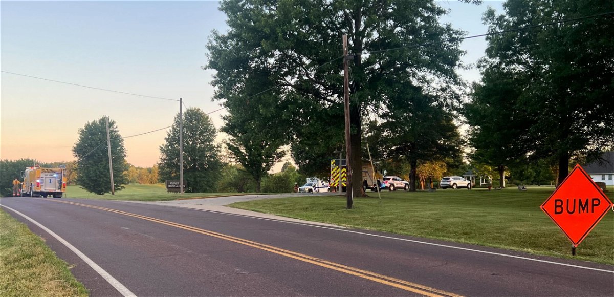 Emergency crews responded to a crash on Highway WW and Olivet Road on Monday, June 27, 2022. Troopers said the driver was taken to a hospital with moderate injuries. 