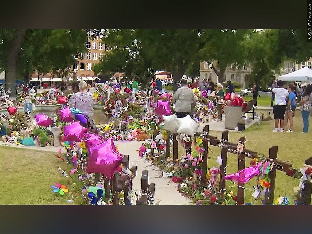 A funeral service for victims of the Uvalde, Texas elementary school massacre.