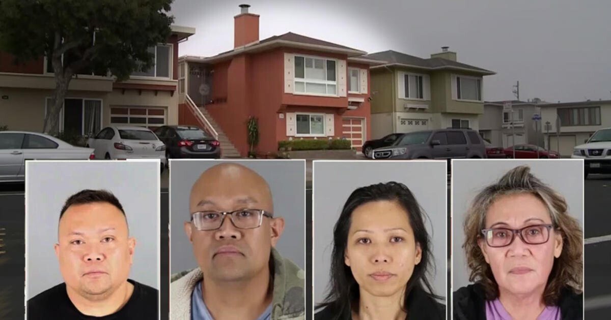 <i>KPIX</i><br/>Three members of the Gamos Family were convicted of human trafficking and labor-related charges Tuesday in a case stemming from the Rainbow Bright adult residential and child care facilities in the Bay Area.