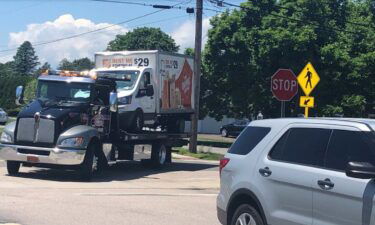 Suspects tried to steal cooking oil and struck an elderly driver as they fled