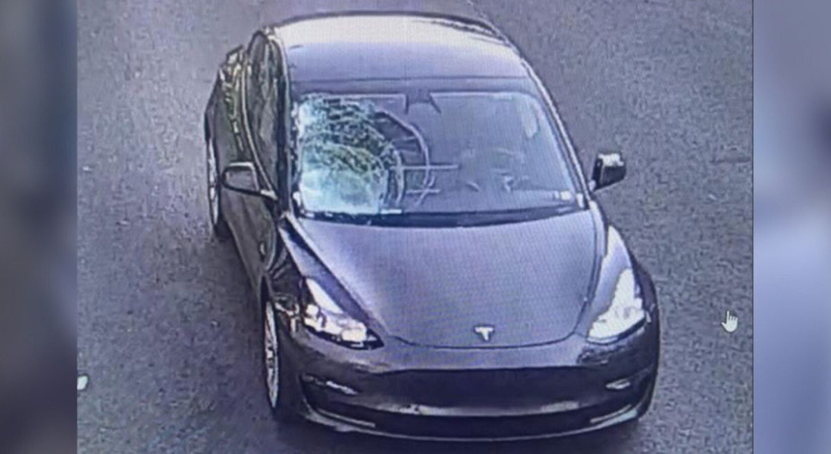 <i>Philadelphia Police</i><br/>Philadelphia police are searching for the driver of a Tesla wanted in a deadly hit-and-run in the city's Germantown neighborhood.