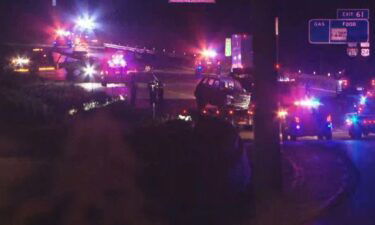 A deadly crash shut down northbound lanes of Interstate 435 for three and a half hours late Tuesday night