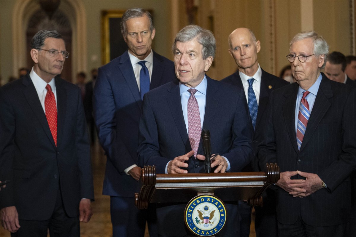 <i>Sarah Silbiger/Bloomberg/Getty Images</i><br/>A super PAC is looking to funnel millions of dollars behind an independent candidate in the race to succeed retiring Missouri Sen. Roy Blunt