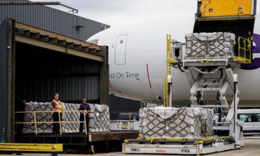 The first shipments from the federal government's Operation Fly Formula will bring a total of nearly 1 million pounds of baby formula powder into the United States.