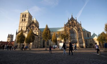 The cathedral in Münster is pictured. At least 610 children were documented as having been sexually abused by Catholic priests between 1945 and 2020 in the diocese of the west German city of Münster