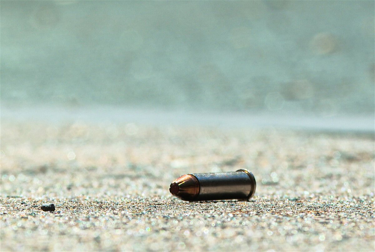 <i>Lokman Vural Elibol/Anadolu Agency/Getty Images</i><br/>A bullet casing is seen at the crime scene after at least three people were killed and 11 injured in a shooting in the busy South Street area of Philadelphia on Sunday
