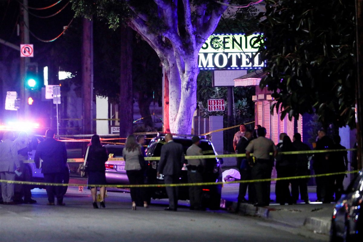 <i>Robert Gauthier/Los Angeles Times/Getty Images</i><br/>Two beloved El Monte police officers were killed on June 14 while responding to a possible stabbing at a motel