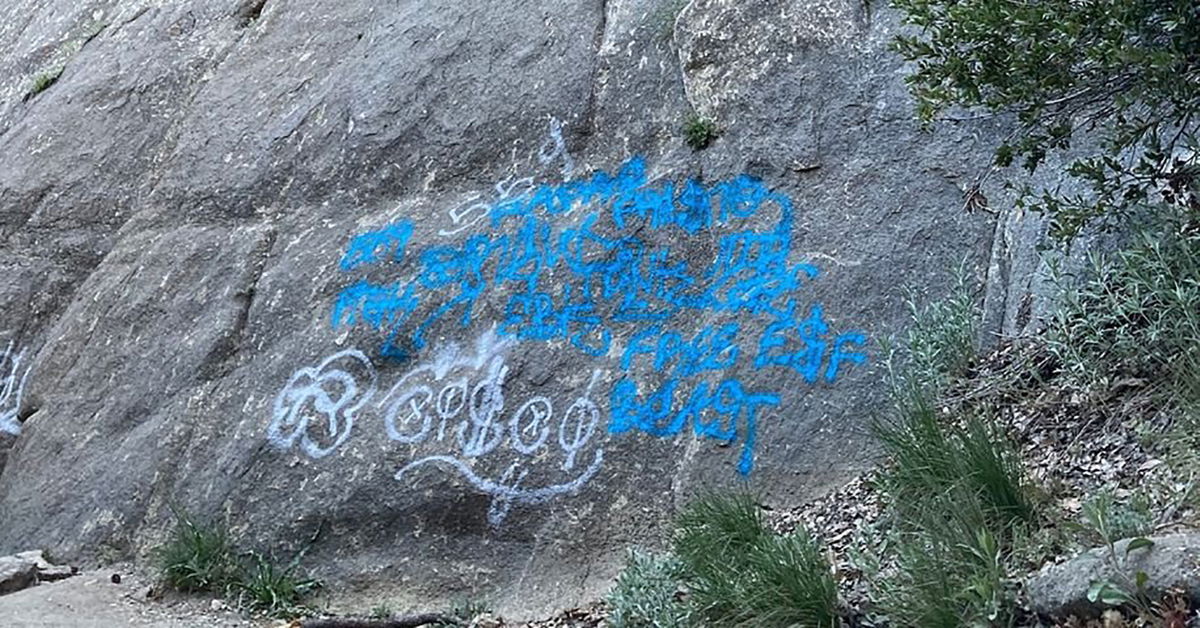 <i>Yosemite National Park</i><br/>National Park Service rangers took to Facebook to share news about the recent vandalism at the popular California tourist attraction and request assistance from the community.