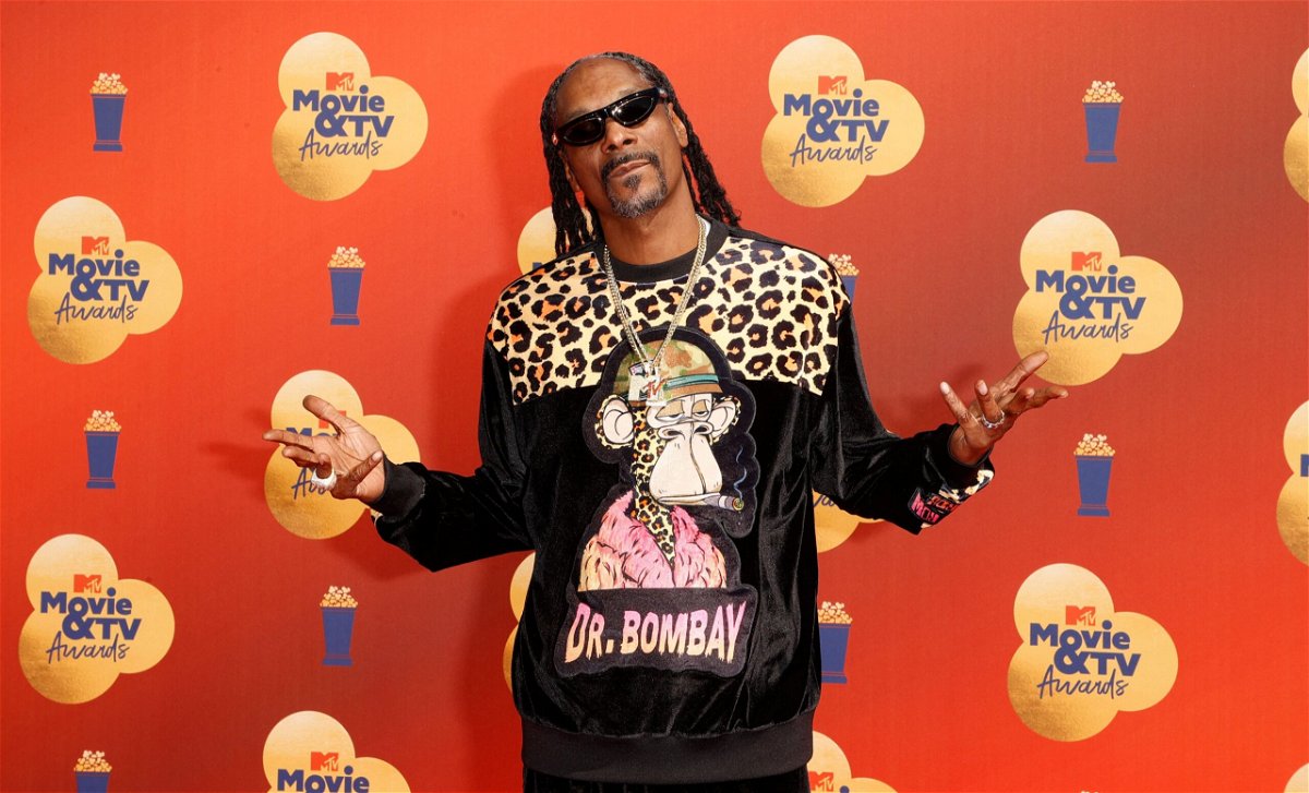 <i>Michael Tran/AFP/Getty Images</i><br/>US rapper Snoop Dogg arrives for the MTV Movie and TV Awards at the Barker Hangar in Santa Monica