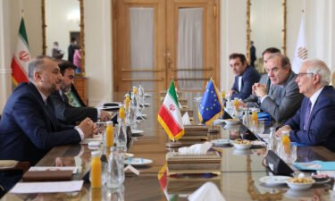 Iran's Foreign Minister Hossein Amir-Abdollahian meets Josep Borell