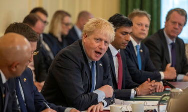 British Prime Minister Boris Johnson underwent a "routine" operation in a London hospital on Monday