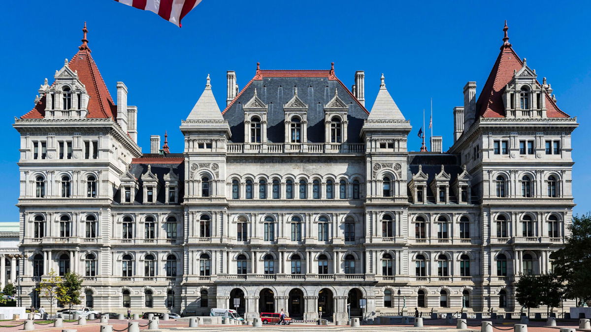 <i>John Greim/LightRocket via Getty Images</i><br/>New York state lawmakers passed several bills on Thursday to tighten state gun laws