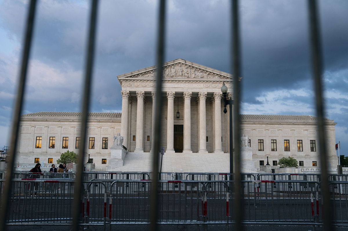 <i>Sarah Silbiger/Getty Images</i><br/>Supreme Court justices are facing protests from outside their newly fortified perimeter -- and from within -- as they finish an epic session destined to transform the law in America