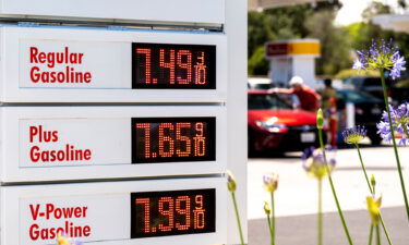 Why gas prices always end in 9/10 of a cent.  Fuel prices at a Shell station in Menlo Park